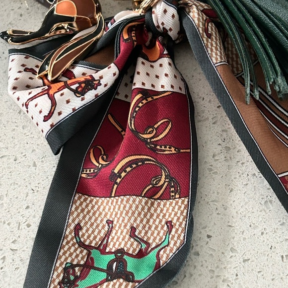 Piper K Equestrian Hand Painted Bag Charm Keychain - Picture 7 of 11